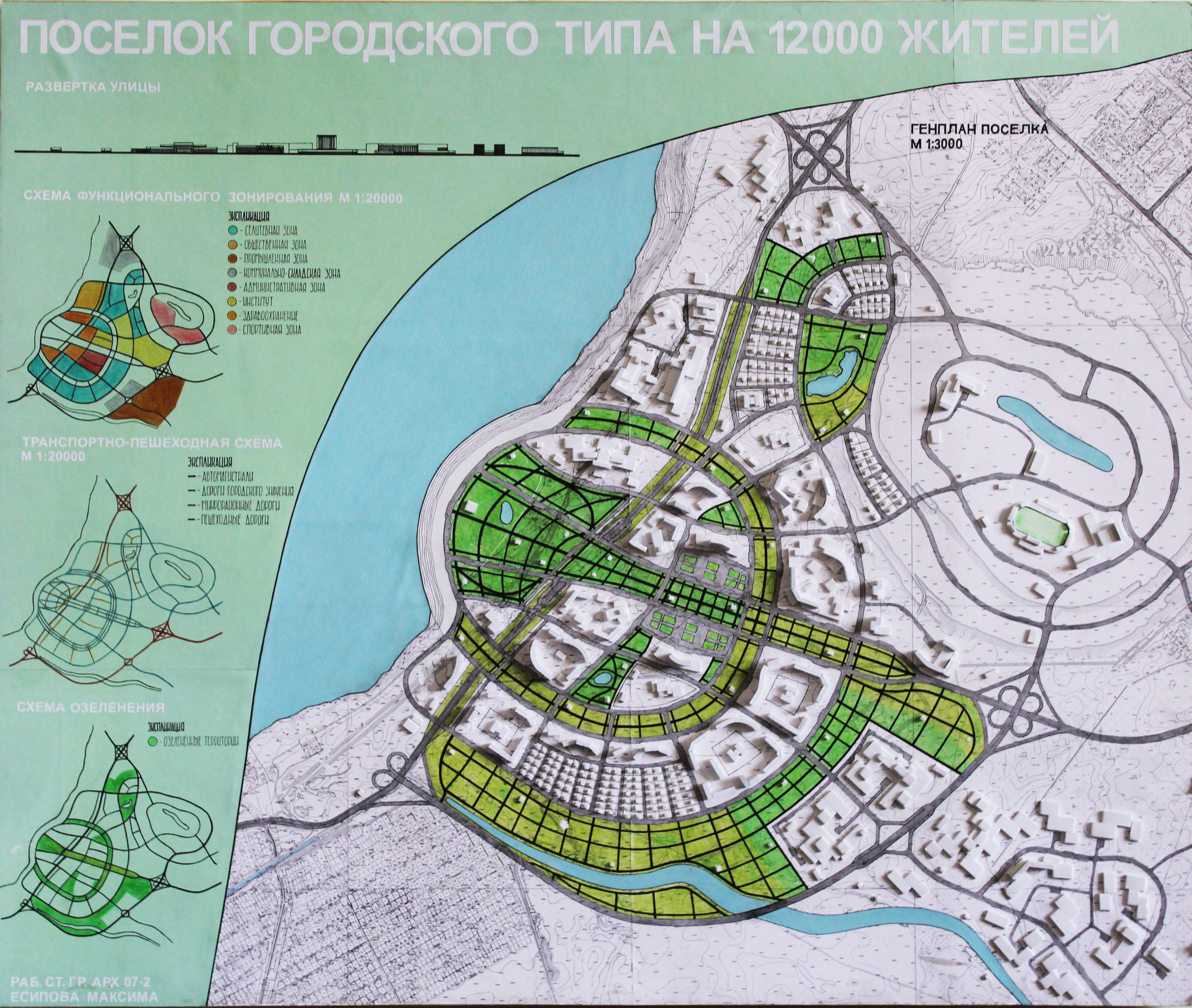 Курсовая работа по теме Поселок на 1500-5000 жителей