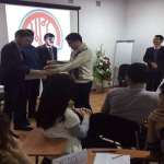 Награждение победителей игры