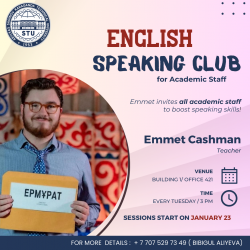Speaking club for academic staff